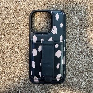 Stylish Black and Pink Phone Case iPhone 14 Pro